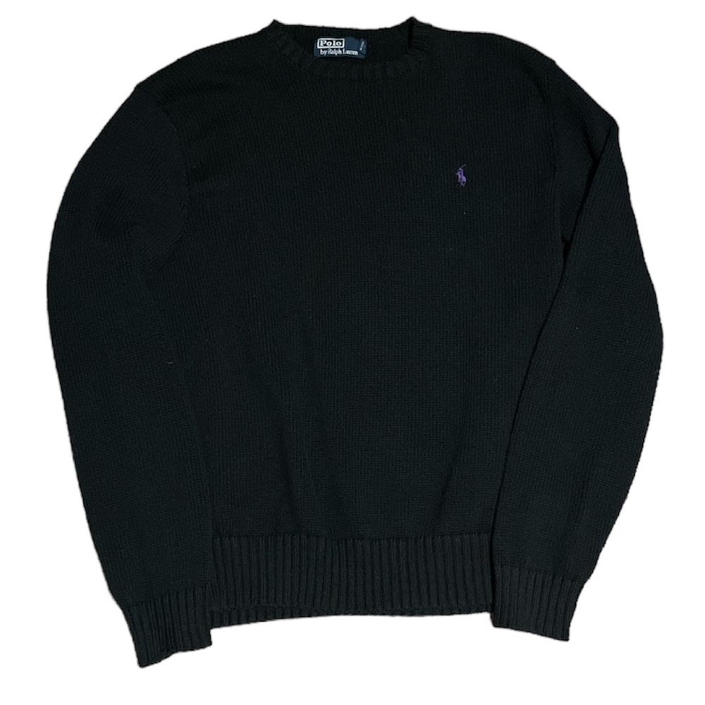 Polo ralph black lauren sweater baggy LARGE